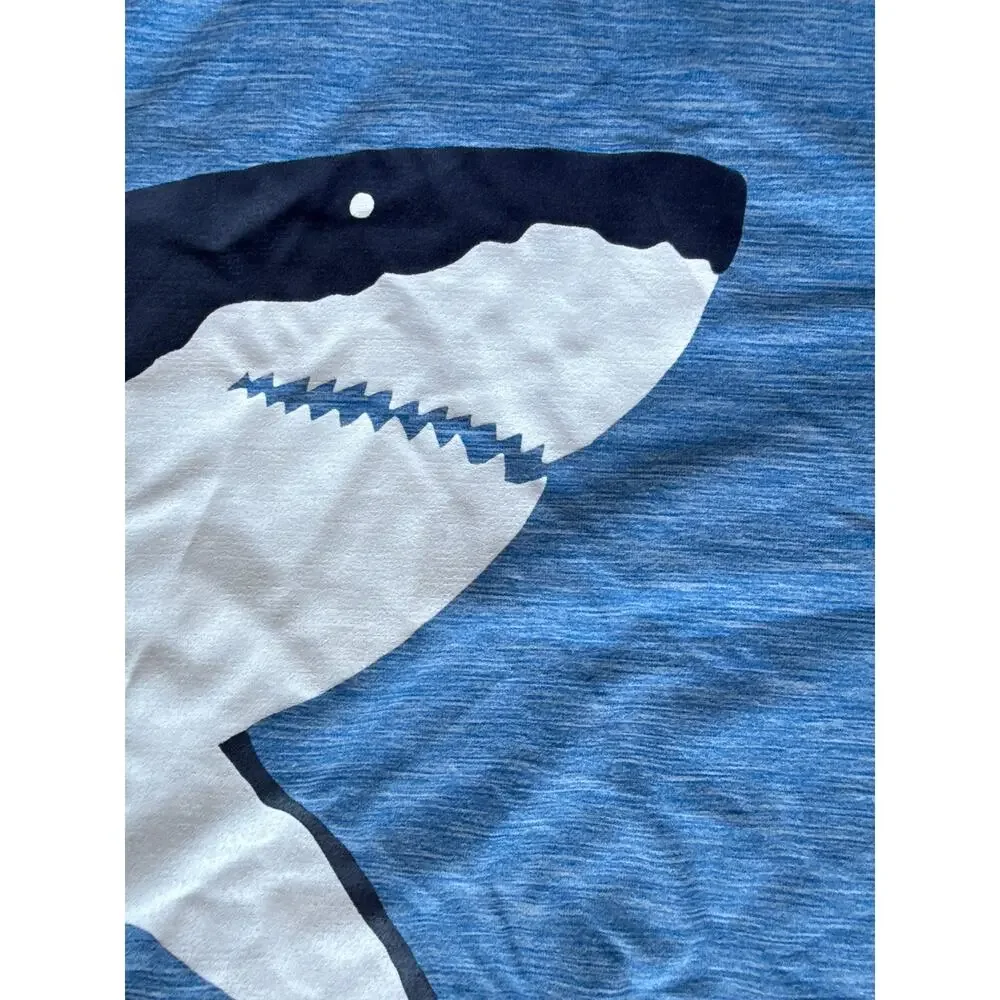 Hanna Andersson Boys Sharks Swim Trunks & Graphic T-Shirt Size 8-10